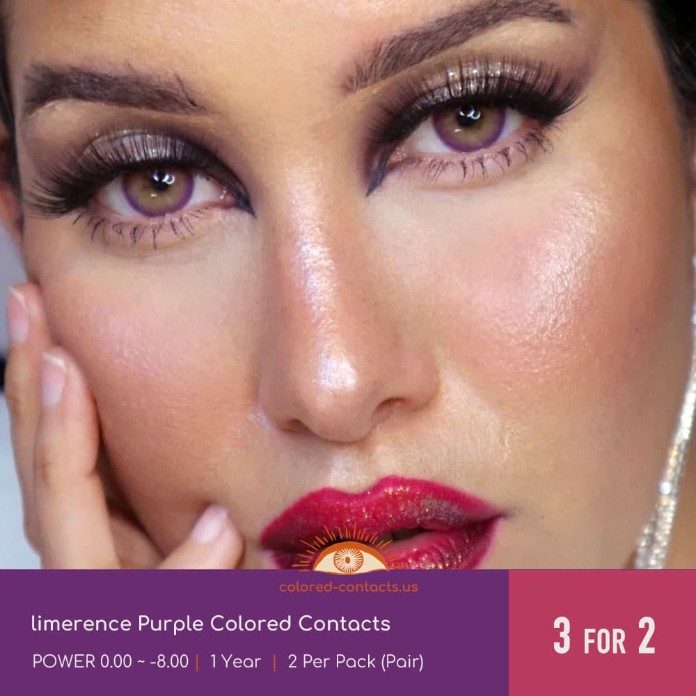limerence Purple Colored Contacts - thumbnail 2