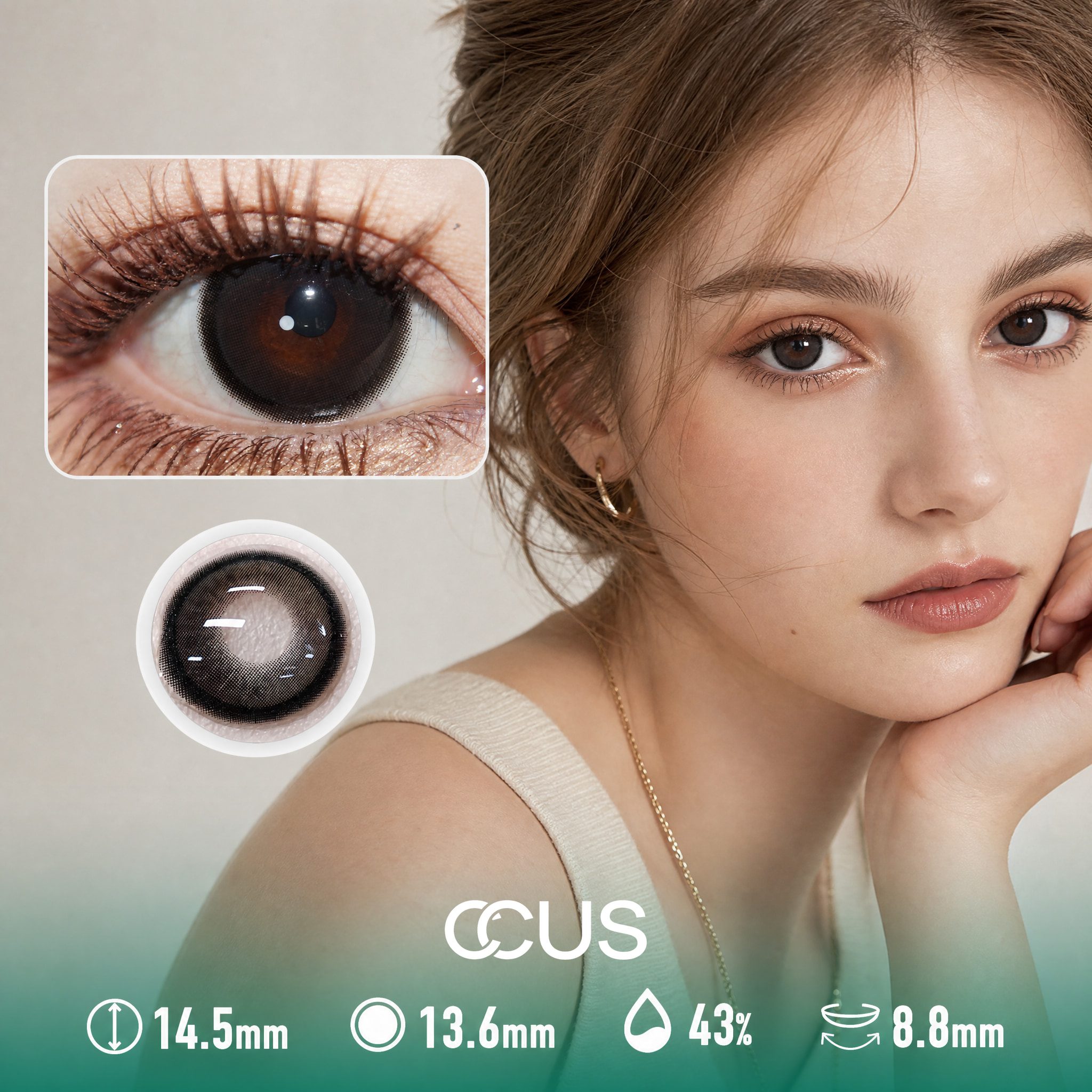Peony Nocturne Black Contact Lenses - image 1