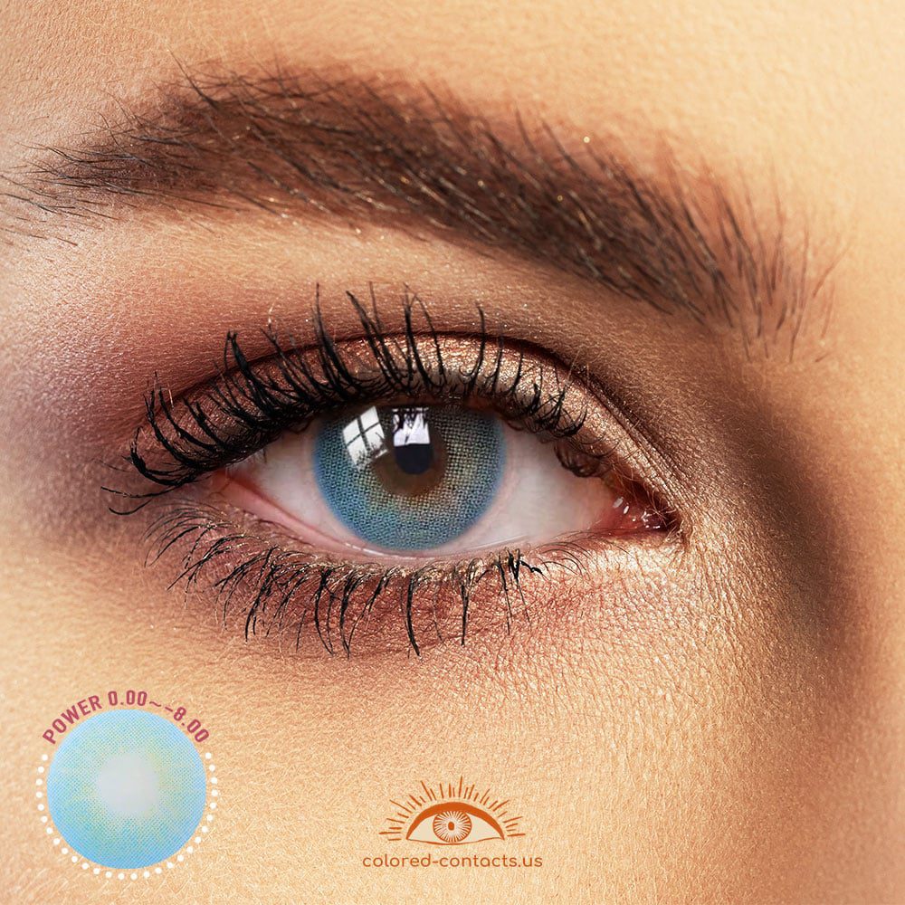 Queen Blue Colored Contacts - image 1
