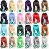 40cm Medium-Length Inward Curl Cosplay Wig Collection – 24 Colors - thumbnail 1