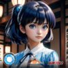 Akane Tendo Cosplay Blue Contact Lenses - thumbnail 1