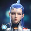 Ao Bing Cosplay Blue Contact Lenses - thumbnail 1