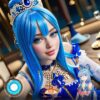 KonoSuba: Aqua Cosplay Contact Lenses - thumbnail 1
