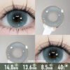 Arctic Mist Blue Contact Lenses - thumbnail 1