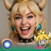 Bowsette Cosplay Contact Lenses - thumbnail 1