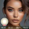 Emerald Basilic Green Contact Lenses - thumbnail 1