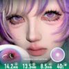 Flower Fairy Pink Colored Contact Lenses - thumbnail 1