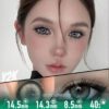 Glacial Allure Grey Contact Lenses - thumbnail 1