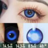 Punk Blue Colored Contacts - thumbnail 1
