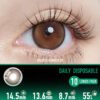 Toasted Hazel Chocolate Contact Lenses - thumbnail 1