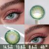 Celestia Green Contact Lenses - thumbnail 1