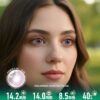 Cherry Blossom Snow Pink Colored Contacts – 10 Lenses - thumbnail 1