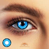 Classic Blue Anime Eyes Halloween Contacts - thumbnail 1