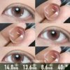 Creamy Tea Blossom Pink Contact Lenses - thumbnail 1