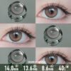 Crystal Peach Bloom Pink Contact Lenses - thumbnail 1