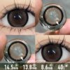 Desert Rose Mocha Fade Contact Lenses - thumbnail 1