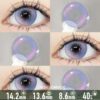 Dreamy Champagne Violet Contact Lenses - thumbnail 1