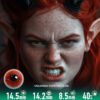 Flame Rift Demon Eye Red Crazy Lenses | 4-Lens Pack - thumbnail 1