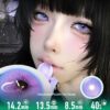 Flower Fairy Purple Colored Contact Lenses - thumbnail 1