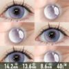 French Riviera Purple Blue Contact Lenses - thumbnail 1