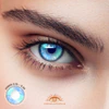 Gradient Star Blue Colored Contact Lenses - thumbnail 1