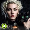 Green Cat Eye Contacts - thumbnail 1