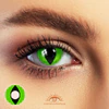 Green Cat Eye Halloween Contacts - thumbnail 1