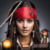 Pirates of the Caribbean: Jack Sparrow Cosplay Brown Contact Lenses - thumbnail 1