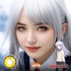Angel Beats! Kanade Tachibana Cosplay Yellow Contact Lenses - thumbnail 1