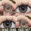 Luminous Cream Brown Contact Lenses - thumbnail 1
