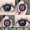 Midnight Monarch Pattern Contact Lenses - thumbnail 1