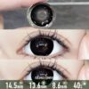 Moonbeam Black Contact Lenses - thumbnail 1