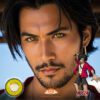 Samurai Champloo: Mugen Cosplay Brown Contact Lenses - thumbnail 1