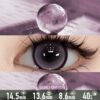 Mystic Grape Purple Contact Lenses - thumbnail 1