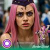 Narciso Anasui Cosplay Purple Contact Lenses - thumbnail 1