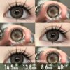 Noble Caramel Brown Contact Lenses - thumbnail 1