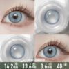 Pearl Grey Gradient Contact Lenses - thumbnail 1