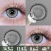 Platinum Cloud Grey Contact Lenses - thumbnail 1