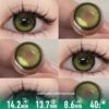 Polar Light Yellow Green Contact Lenses - thumbnail 1