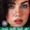 Premium Grey Circle Contact Lenses - thumbnail 1