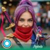 Psylocke Cosplay Contact Lenses - thumbnail 1