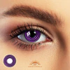 Purple Black Swirl Eye Halloween Contacts - thumbnail 1