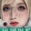 Purple Spider Web Colored Contacts  | 4-Piece Set - thumbnail 1
