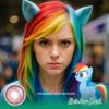 Rainbow Dash Cosplay Contact Lenses - thumbnail 1