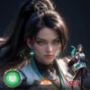 VAL : Sage Cosplay Green Contact Lenses - thumbnail 1