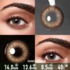 Savage Brown Contact Lenses - thumbnail 1