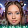 Secret Garden Blue Colored Contacts - thumbnail 1