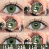 Serpent Queen Emerald Contact Lenses - thumbnail 1