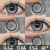 Shadow Frame Grey Contact Lenses - thumbnail 1