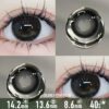 Smoky Black Contact Lenses - thumbnail 1